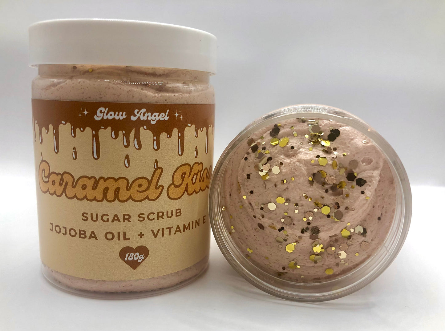 Caramel Kiss ( Whipped sugar scrub )