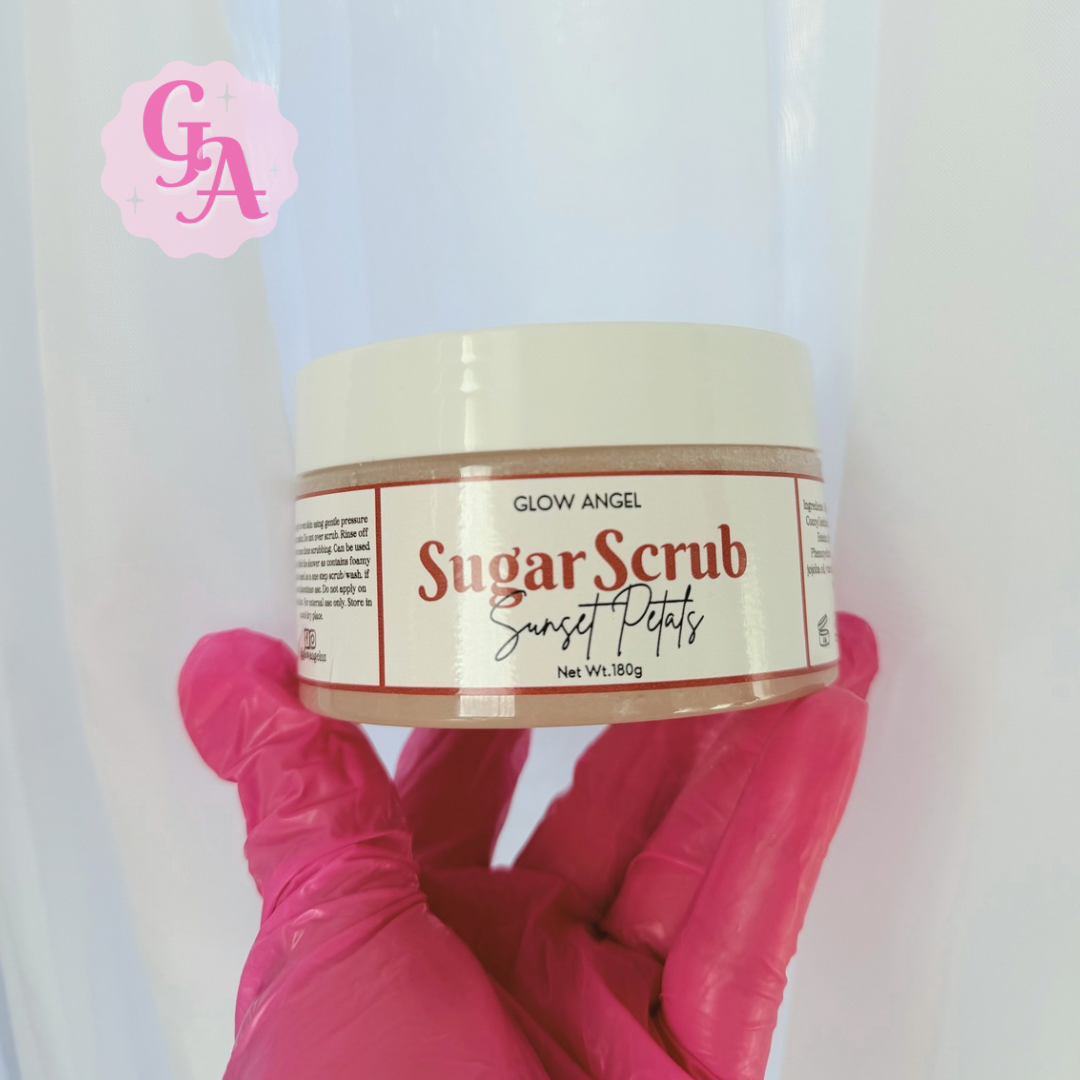 Sunset petals sugar scrub