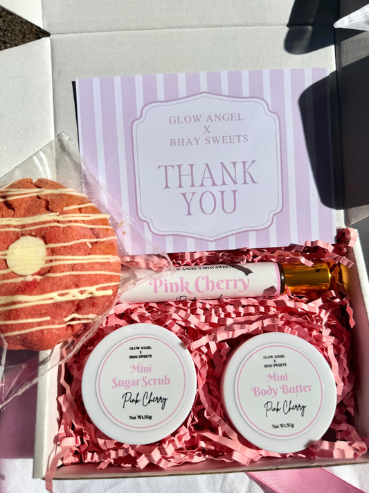 Pink Cherry Mini Mother’s Day box - Glow Angel x Bhay Sweets