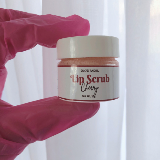 Cherry lip scrub